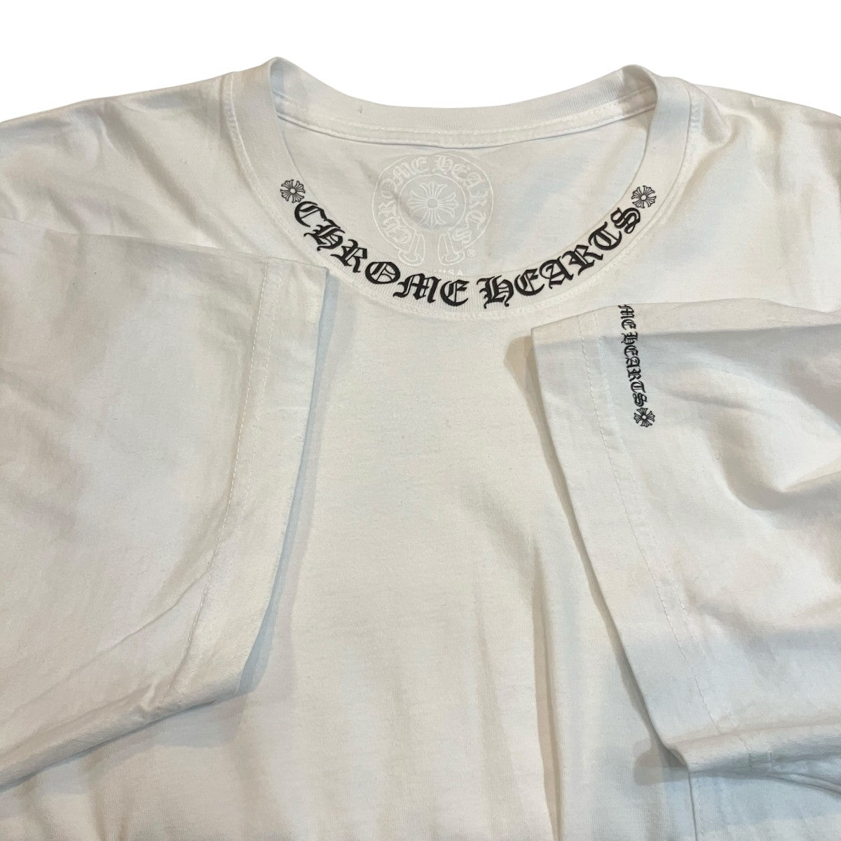CHROME HEARTS ネックロゴTシャツ 古着・中古-4枚目のアイテム画像
