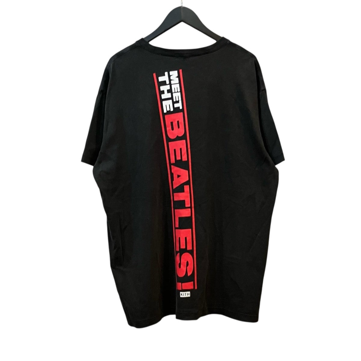 KITH×THE BEATLES ヴィンテージ加工Tシャツ KHM031217 ブラック サイズ