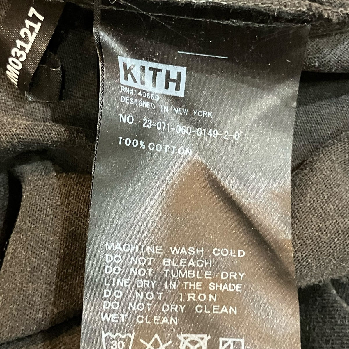 KITH×THE BEATLES ヴィンテージ加工Tシャツ KHM031217 ブラック サイズ