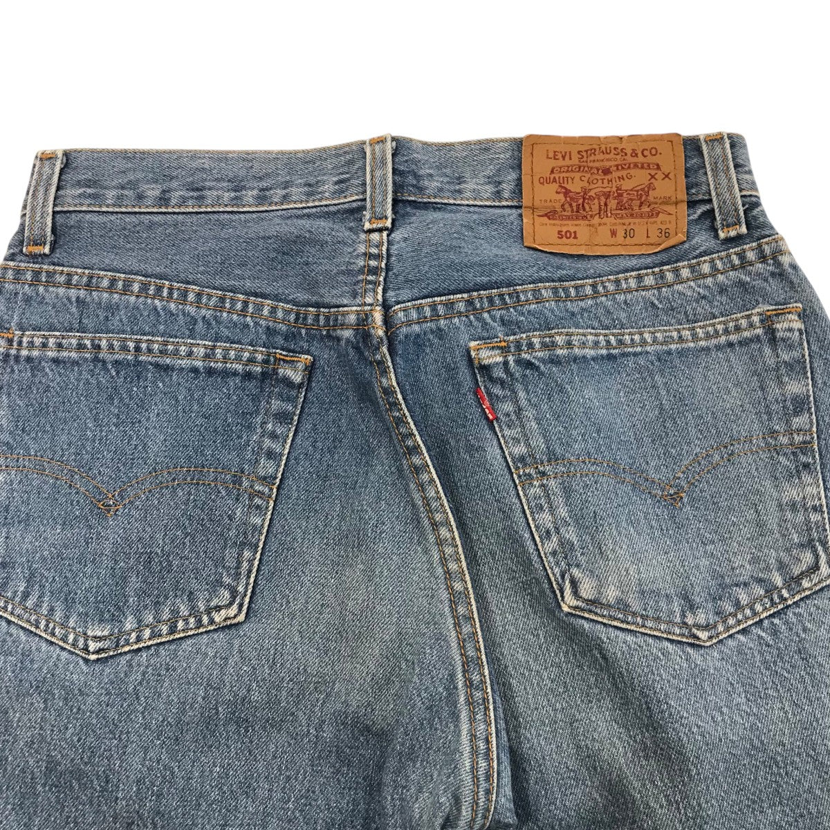 90s「裏555 バレンシア工場」501デニムパンツ
