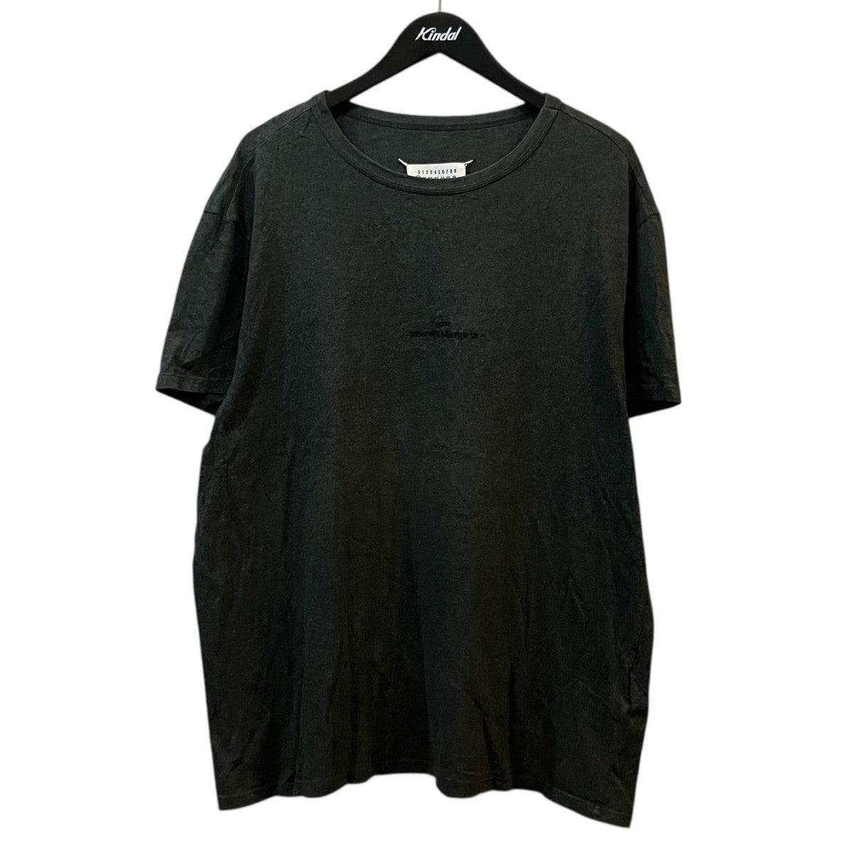 Maison Margiela コットンジャージメランジクルーネック半袖Tシャツ 古着・中古-1枚目のアイテム画像