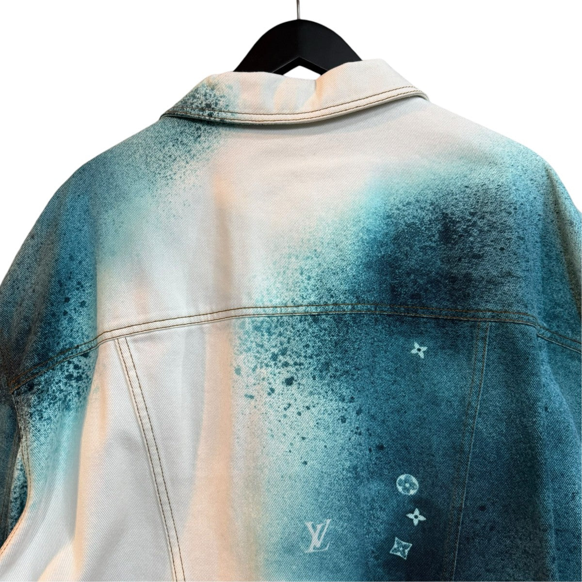 LOUIS VUITTON LVスプレーデニムジャケットRM231M U14 HOA10W 古着・中古-4枚目のアイテム画像