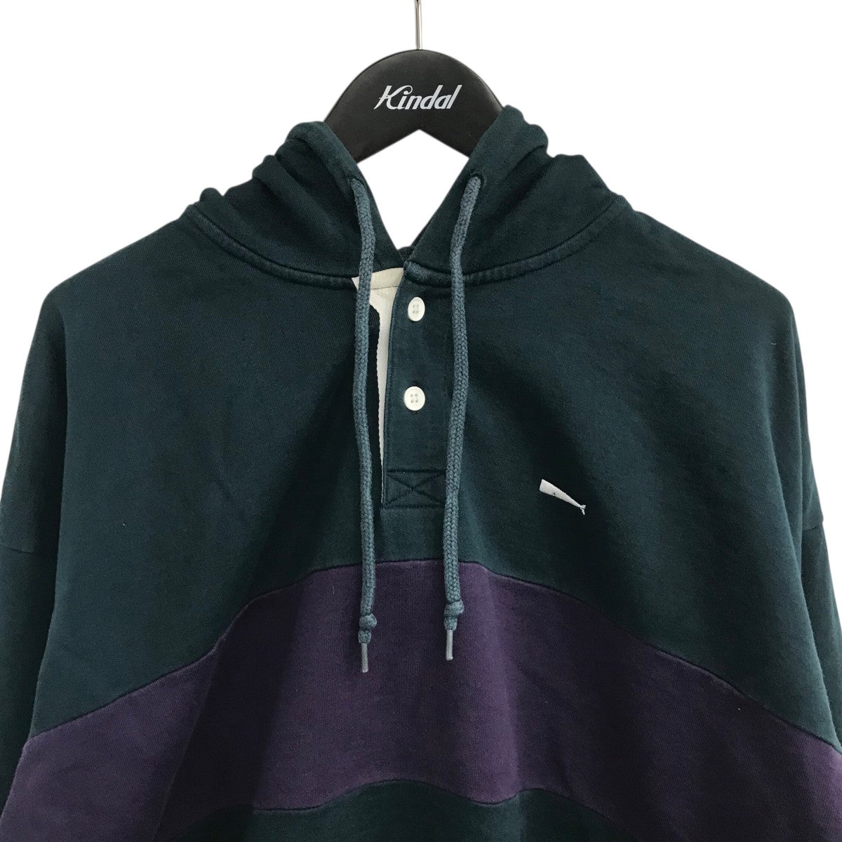 「BERRYS HENLEY NECK HOODED LS」プルオーバーパーカー