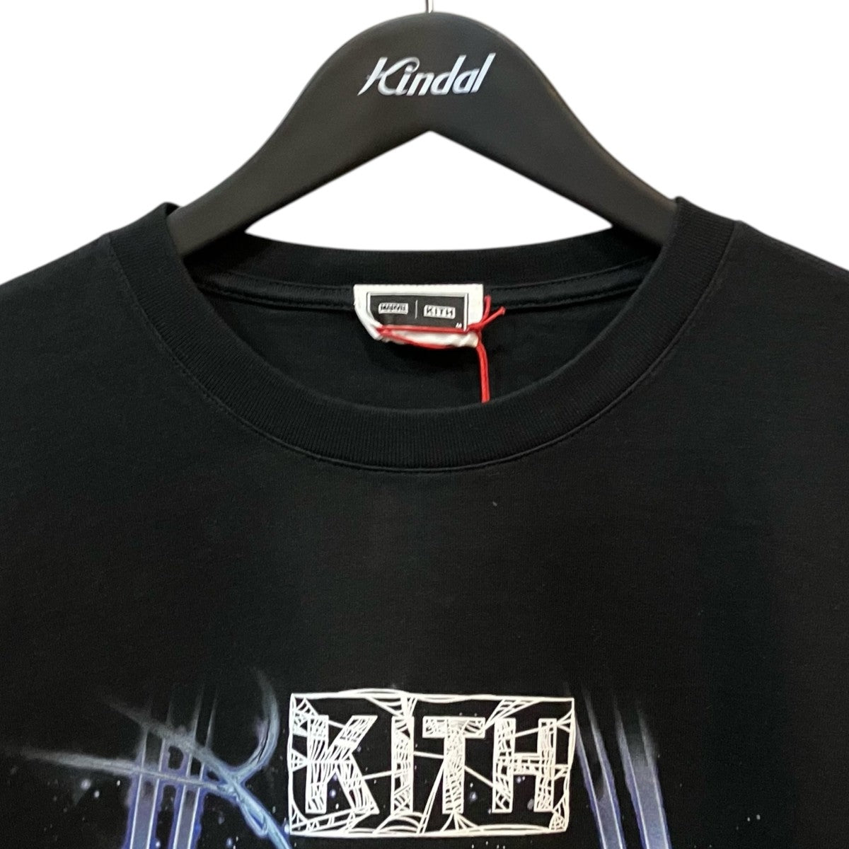 KITH×MARVEL Spiderman Vintage Tee ヴィンテージ加工スパイダーマンプリントTシャツ 古着・中古-3枚目のアイテム画像