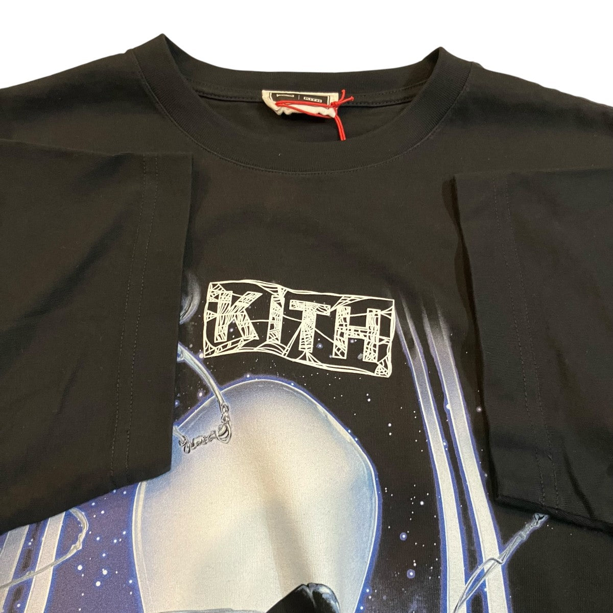 KITH×MARVEL Spiderman Vintage Tee ヴィンテージ加工スパイダーマンプリントTシャツ 古着・中古-4枚目のアイテム画像