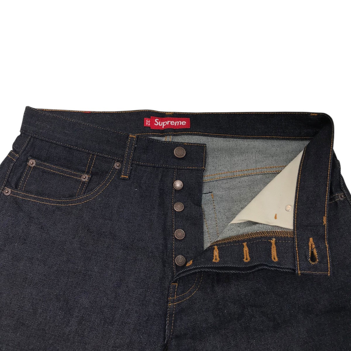 パンツ Supreme Rigid Loose Fit Selvedge Jean 34 Supreme Rigid Loose Fit Selvedge Jean 34
