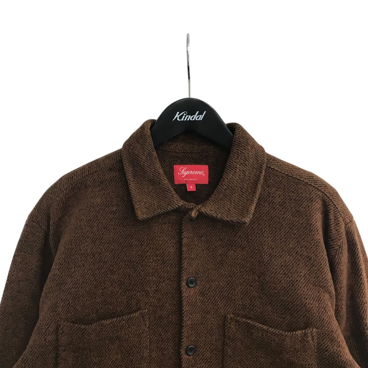 トップス Supreme Brushed Flannel twill shitrs L Supreme(シュプリーム) 22AW「Brushed Flannel Twill Shirt