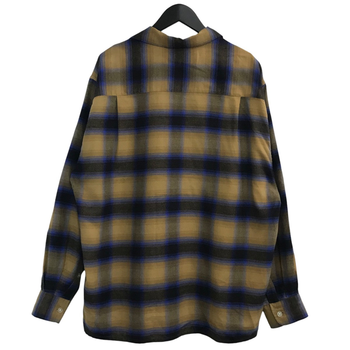 WACKO MARIA(ワコマリア) 25AW「OMBRE CHECK OPEN COLLAR SHIRT」長袖