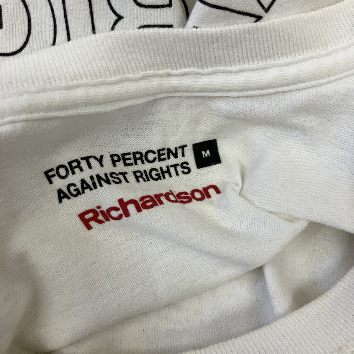 Richardson×FORTY PERCENT AGAINST RIGHTS Full CensoredプリントTシャツ 古着・中古-5枚目のアイテム画像