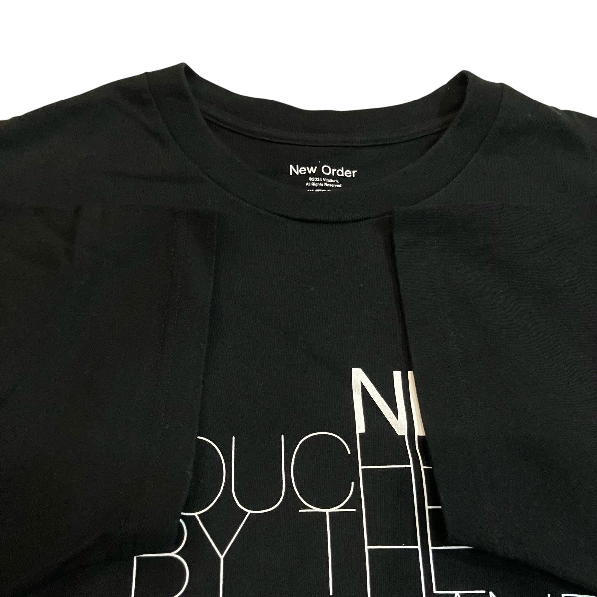New Order×MINEDENIM TOUCHED BY THE HAND OF GOD Crewneck T-SH クルーネックプリントTシャツ 古着・中古-4枚目のアイテム画像