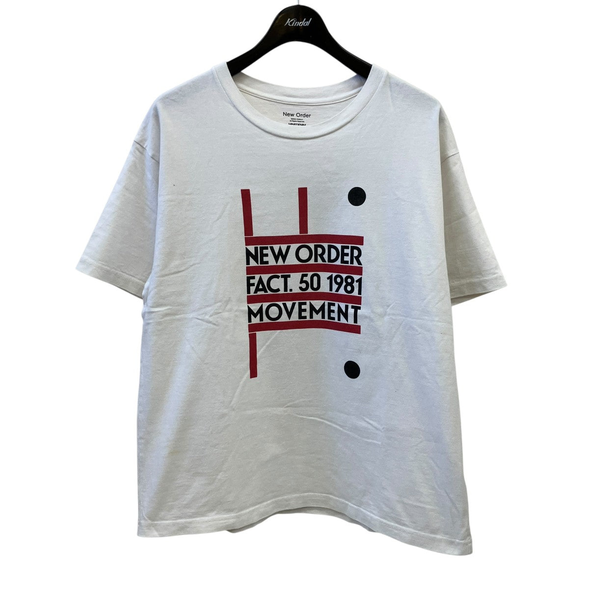 New Order×MINEDENIM MOVEMENT Crewneck T-SHクルーネックプリントTシャツMND-NOW.002-00-L2 古着・中古-1枚目のアイテム画像
