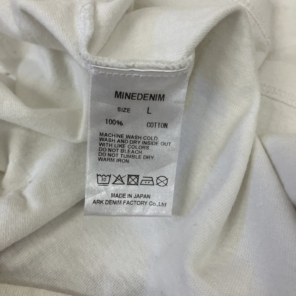 New Order×MINEDENIM MOVEMENT Crewneck T-SHクルーネックプリントTシャツMND-NOW.002-00-L2 古着・中古-4枚目のアイテム画像