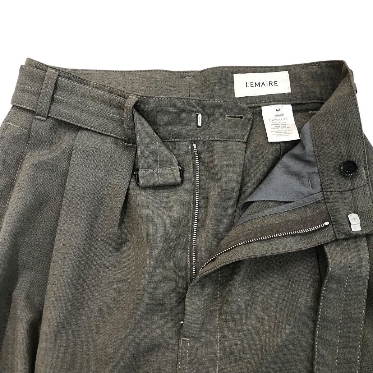 LEMAIRE(ルメール) ベルテッドパンツPA314 LF414 PA314 LF414 グレー