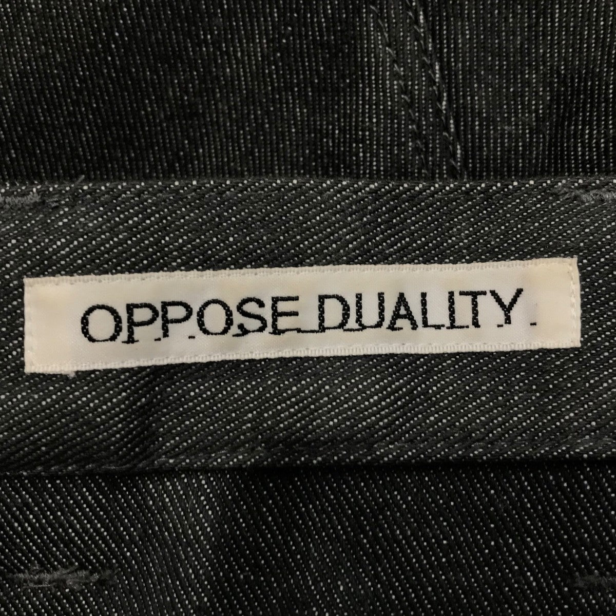 OPPOSE DUALITY(オポーズ デュアリティ) 「8Pocket Panel Denim
