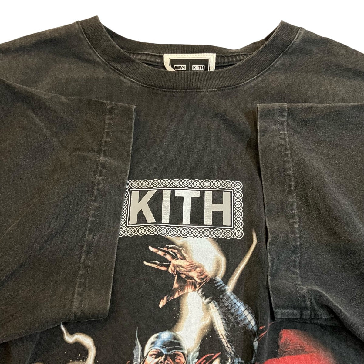 KITH×MARVEL Thor Vintage Tee ヴィンテージプリントTシャツ 古着・中古-4枚目のアイテム画像