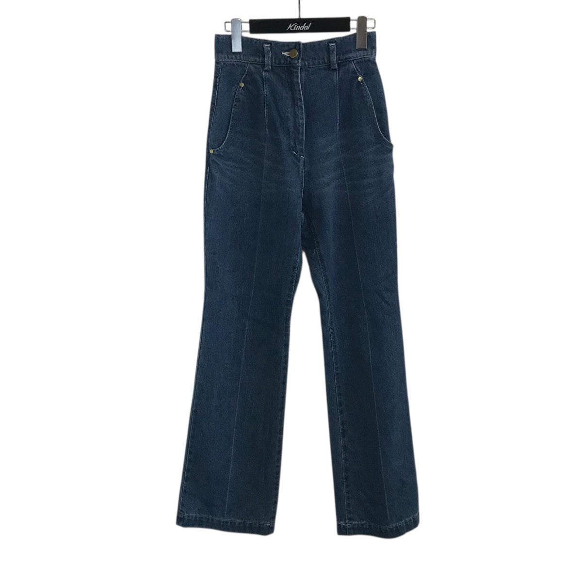 mame kurogouchi(マメクロゴウチ) 24AW「Floral Embossed Flare Jeans