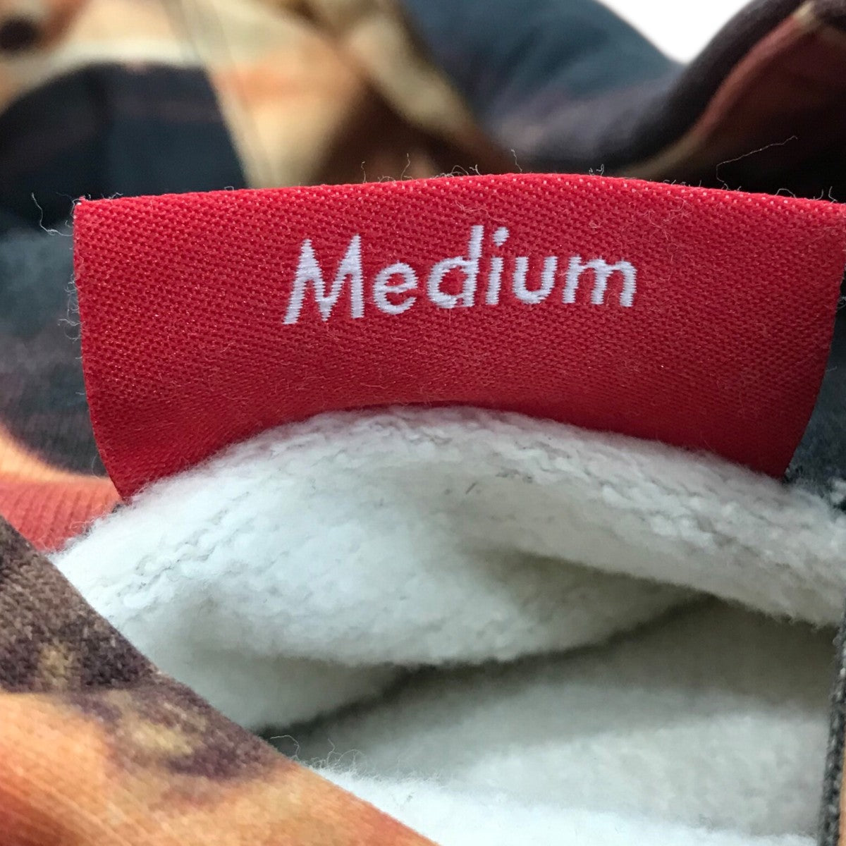 Supreme×Andres Serrano 17AW「Blood and Semen Hooded Sweatshirt」総柄プルオーバーパーカー 古着・中古-6枚目のアイテム画像