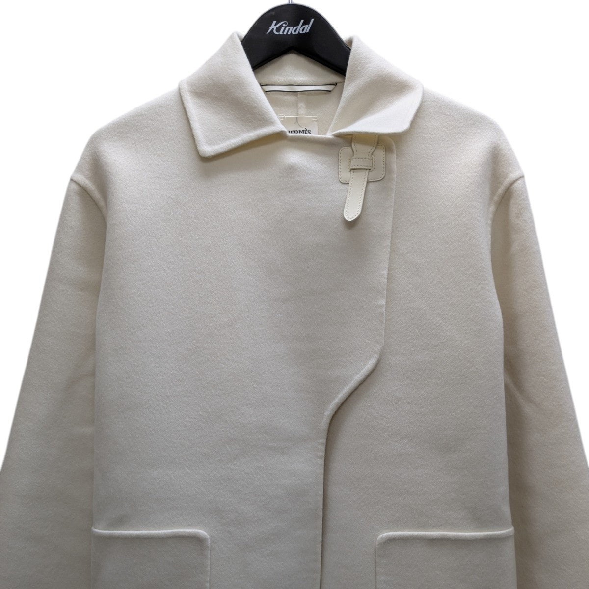 HERMES カシミヤジャケット 古着・中古-2枚目のアイテム画像