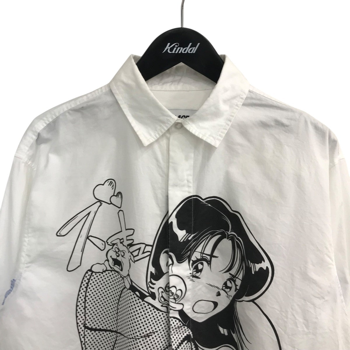 PALACE(パレス) 25AW「REAR VIEW SHIRT」プリントシャツ ホワイト