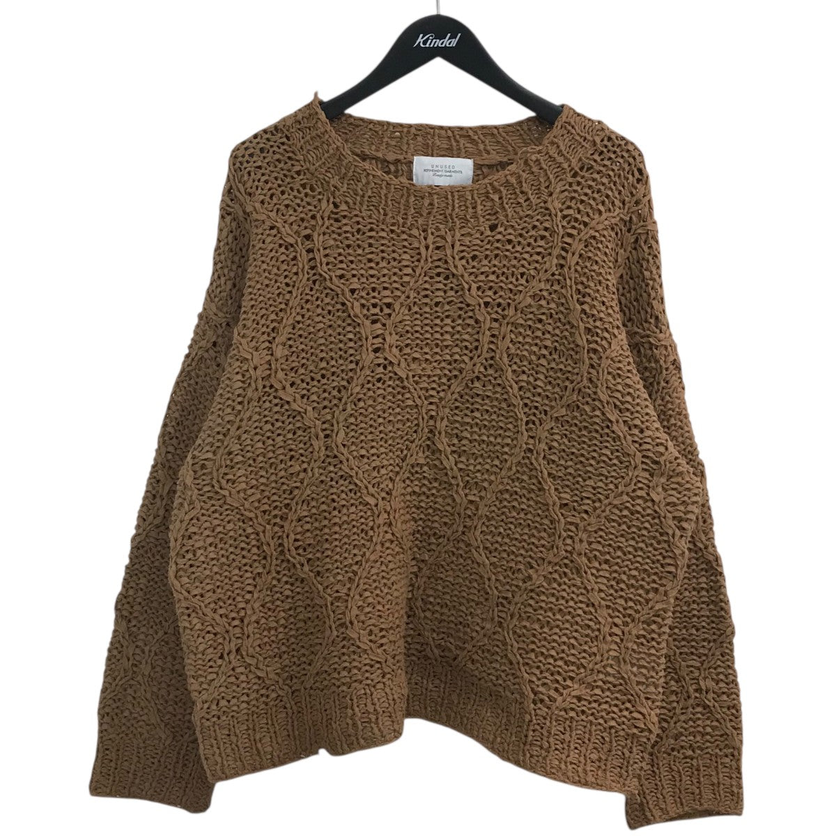 23SS「handknitted crewneck sweater」ハンドニットUS2336