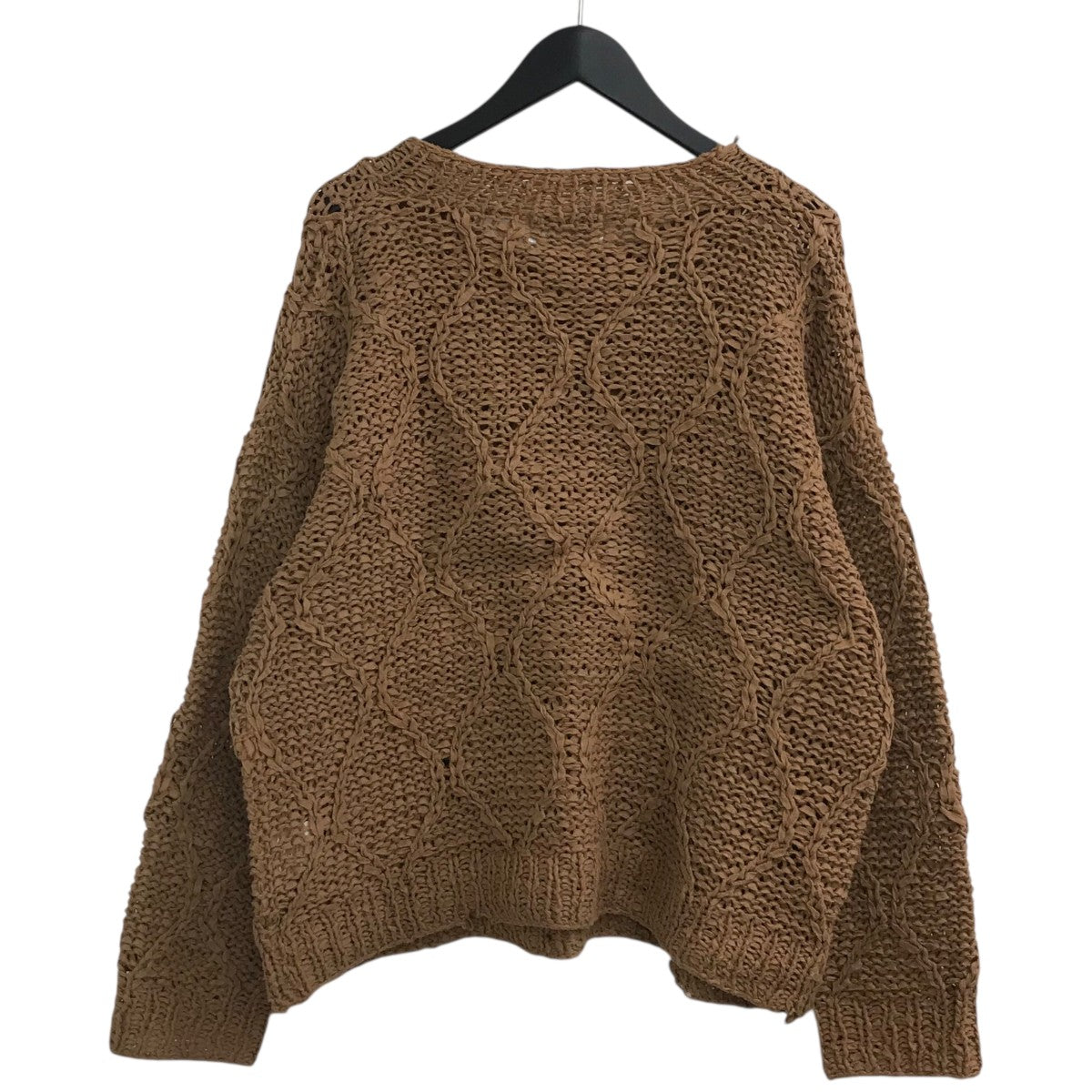 23SS「handknitted crewneck sweater」ハンドニットUS2336