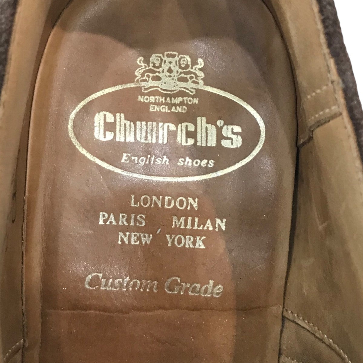 Church’s ウィングチップスウェードシューズ 古着・中古-7枚目のアイテム画像