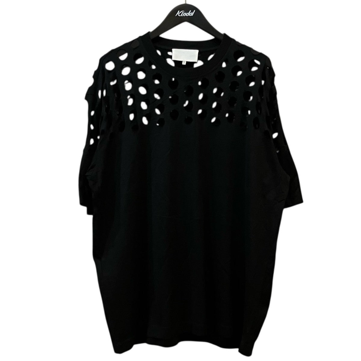 Maison Margiela HOLES OVERSIZE T-SHIRT パンチングTシャツ 古着・中古-1枚目のアイテム画像