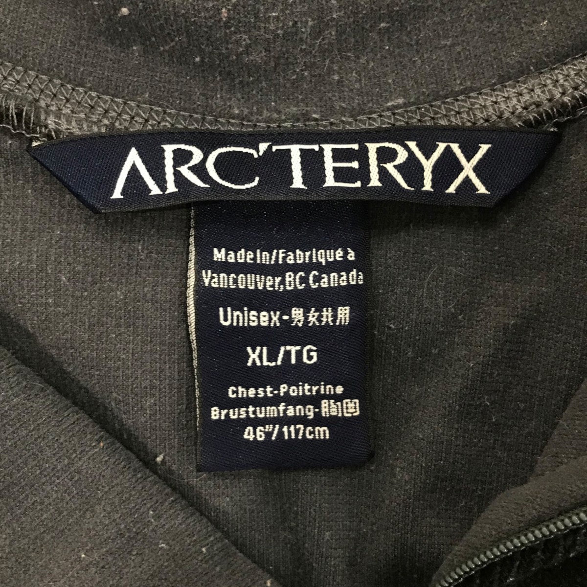 ARC’TERYX 「CANADA製」プルオーバーフリースジャケット 古着・中古-5枚目のアイテム画像