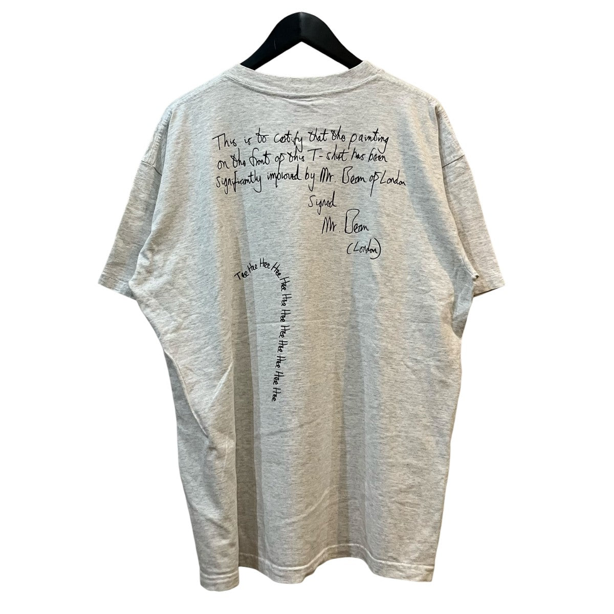 VINTAGE 「モナリザ ミスタービーン」ヴィンテージTシャツ 古着・中古-2枚目のアイテム画像