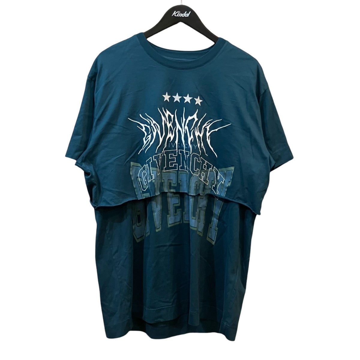GIVENCHY レイヤードオーバーラッププリントTシャツ 古着・中古-1枚目のアイテム画像