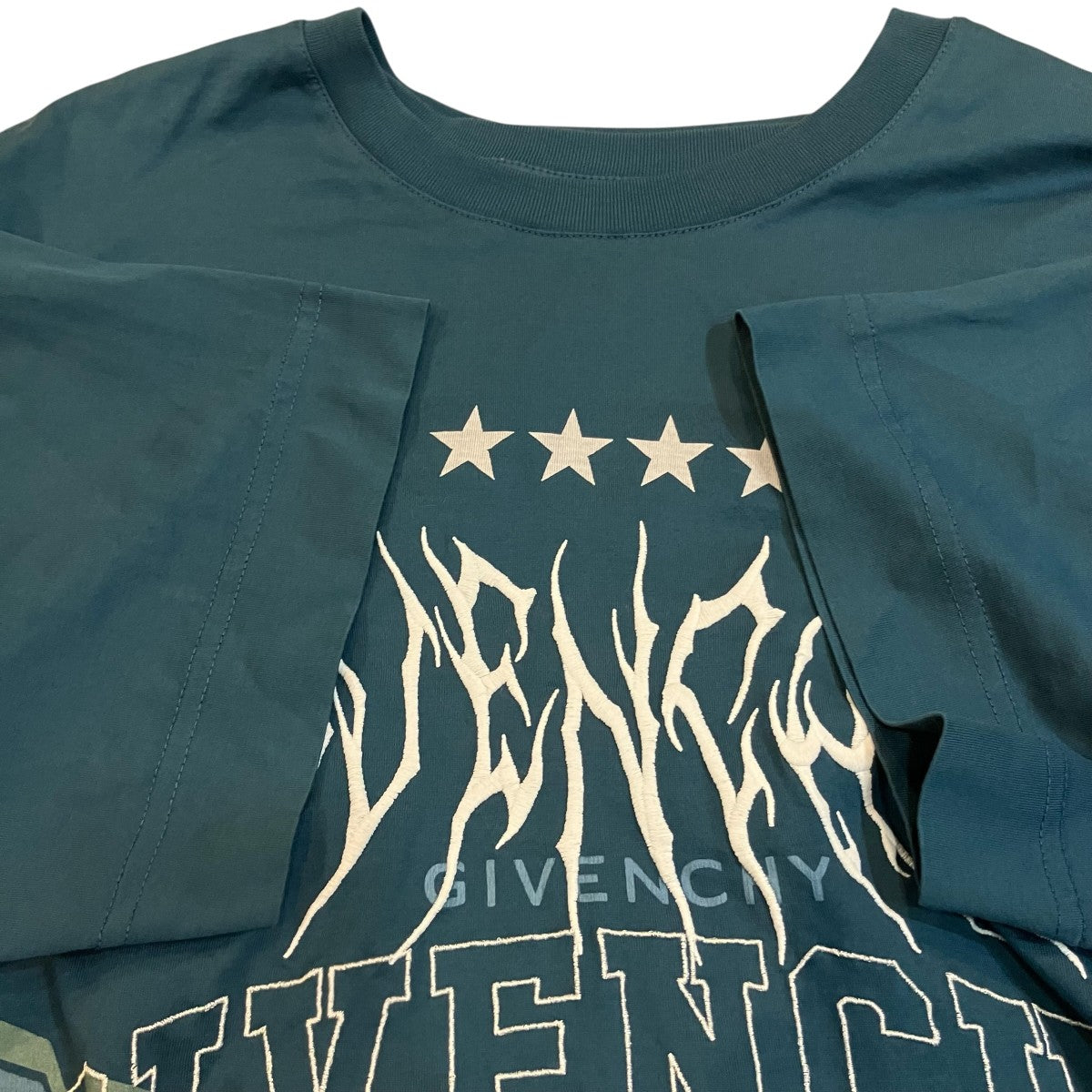 GIVENCHY レイヤードオーバーラッププリントTシャツ 古着・中古-4枚目のアイテム画像