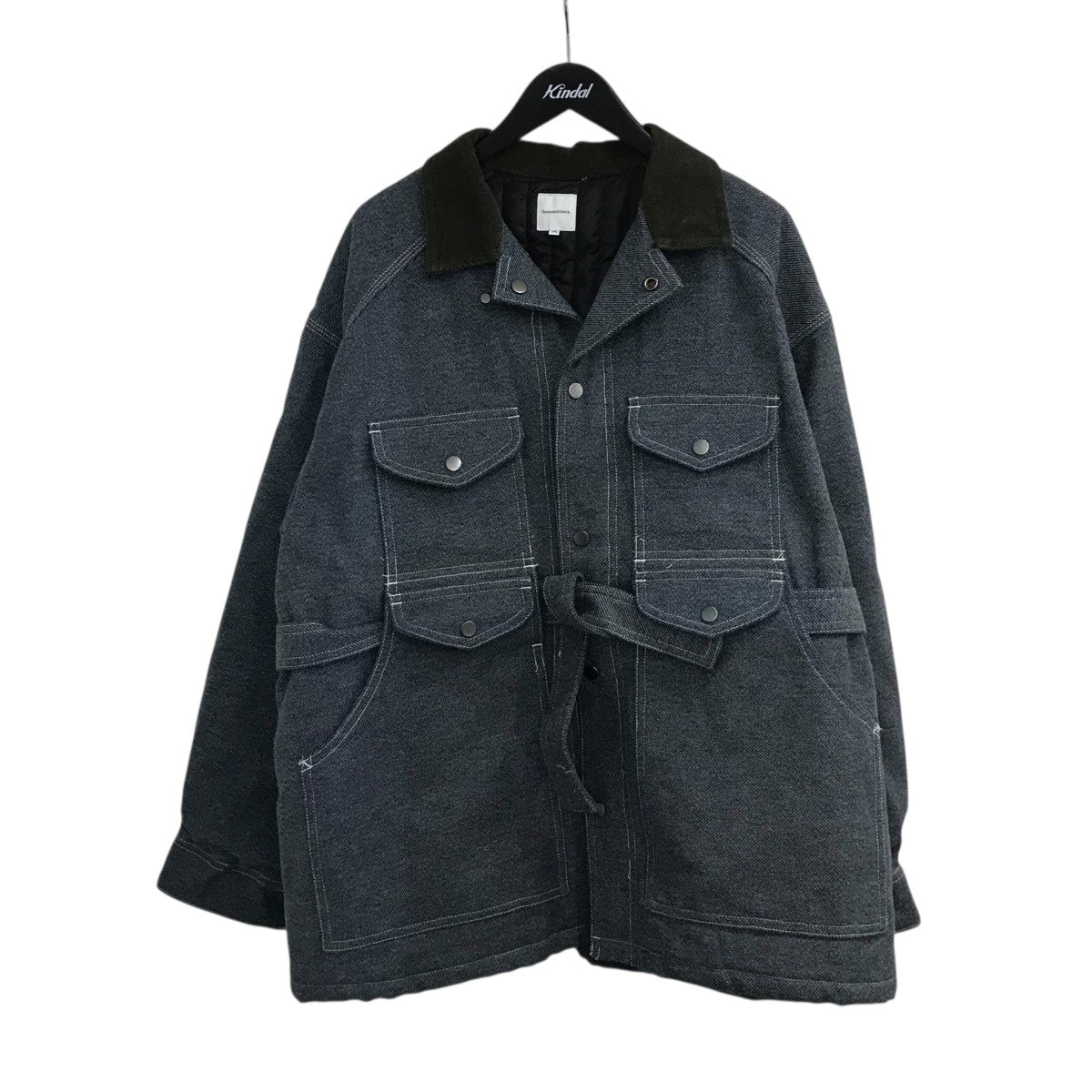 「WOOL DENIM COVERALL BIGNESS」中綿カバーオール23AWJKH004