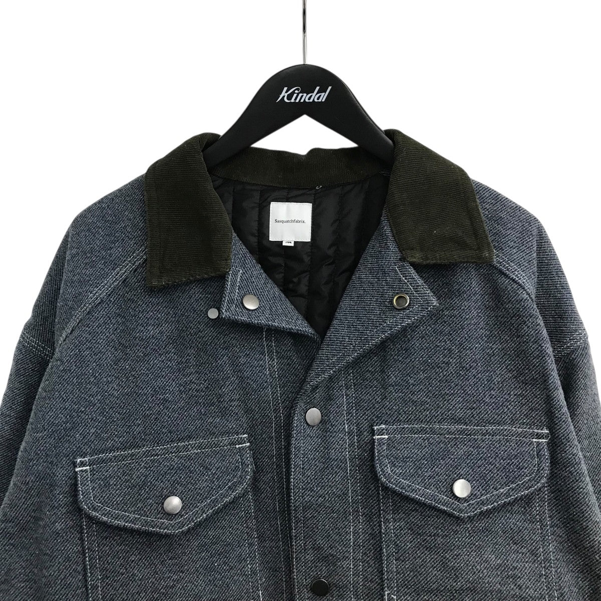 「WOOL DENIM COVERALL BIGNESS」中綿カバーオール23AWJKH004