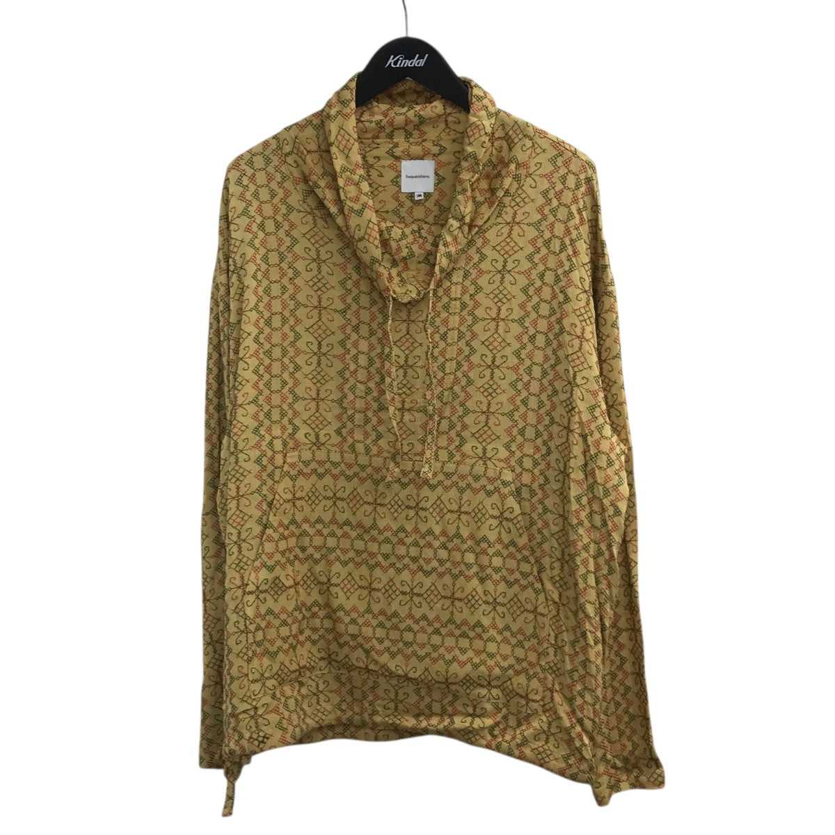 SASQUATCHfabrix． 「HINECK PULLOVER SHIRT」総柄ハイネックプルオーバーシャツ24SSSY9005 古着・中古-1枚目のアイテム画像