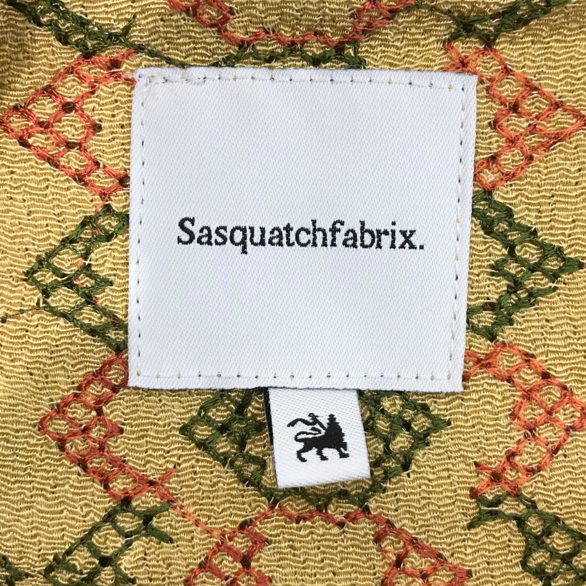 SASQUATCHfabrix． 「HINECK PULLOVER SHIRT」総柄ハイネックプルオーバーシャツ24SSSY9005 古着・中古-5枚目のアイテム画像
