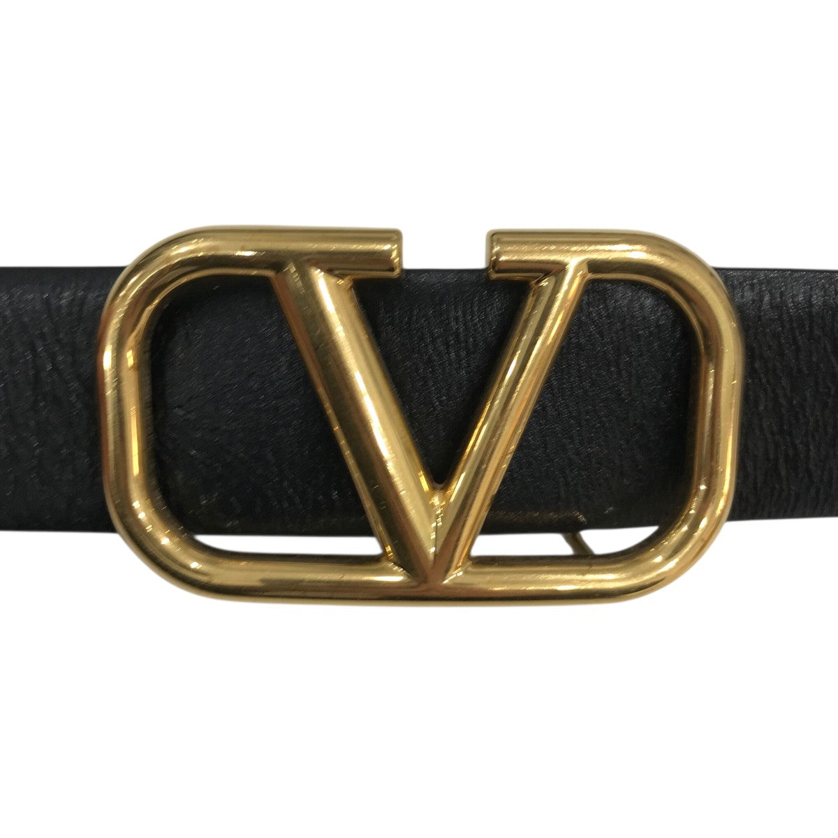 超美品　VARENTINO　ヴァレンティノ　Vロゴ　ベルト　レザー　ゴールド VALENTINO - 新品75 VALENTINO ヴァレンティノ Vロゴ ベルト 70MM VLTN