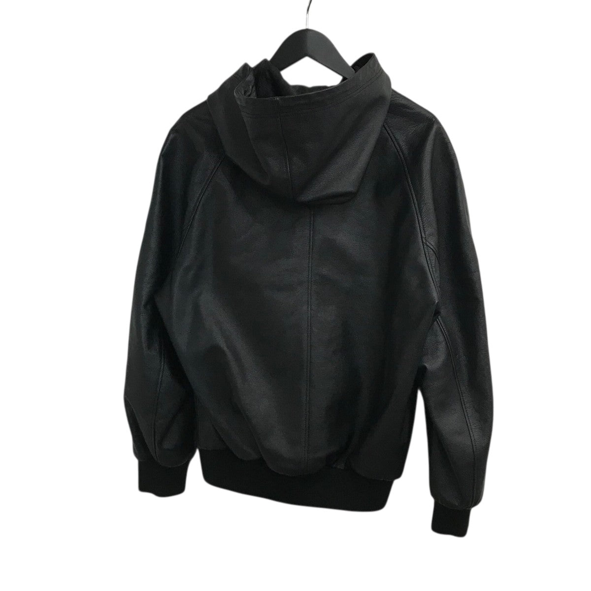 CELINE レザージャケット フード付き／ グレインラムスキンRV03L820Y.38NO 古着・中古-2枚目のアイテム画像