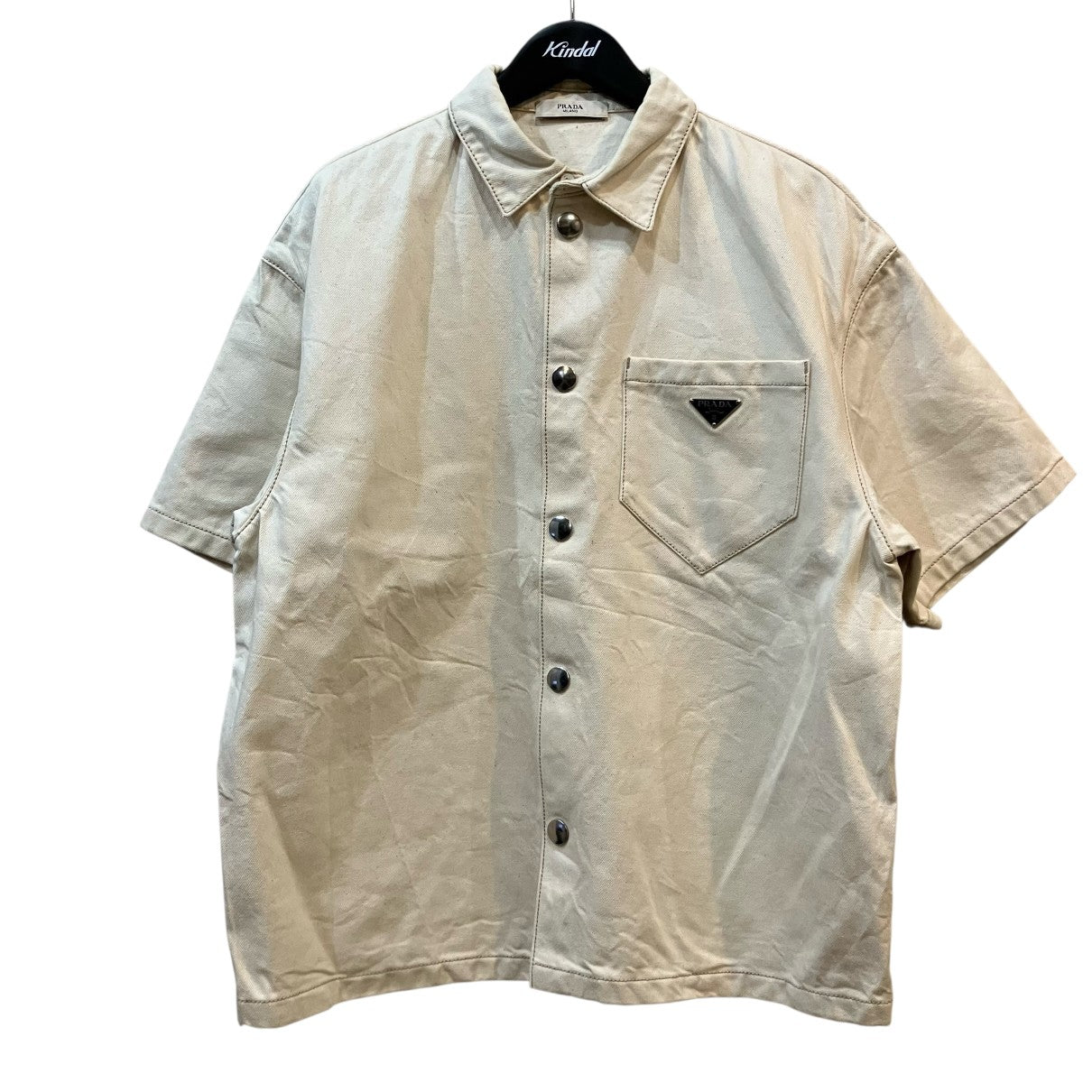 PRADA 半袖デニムシャツGEC067 古着・中古-1枚目のアイテム画像