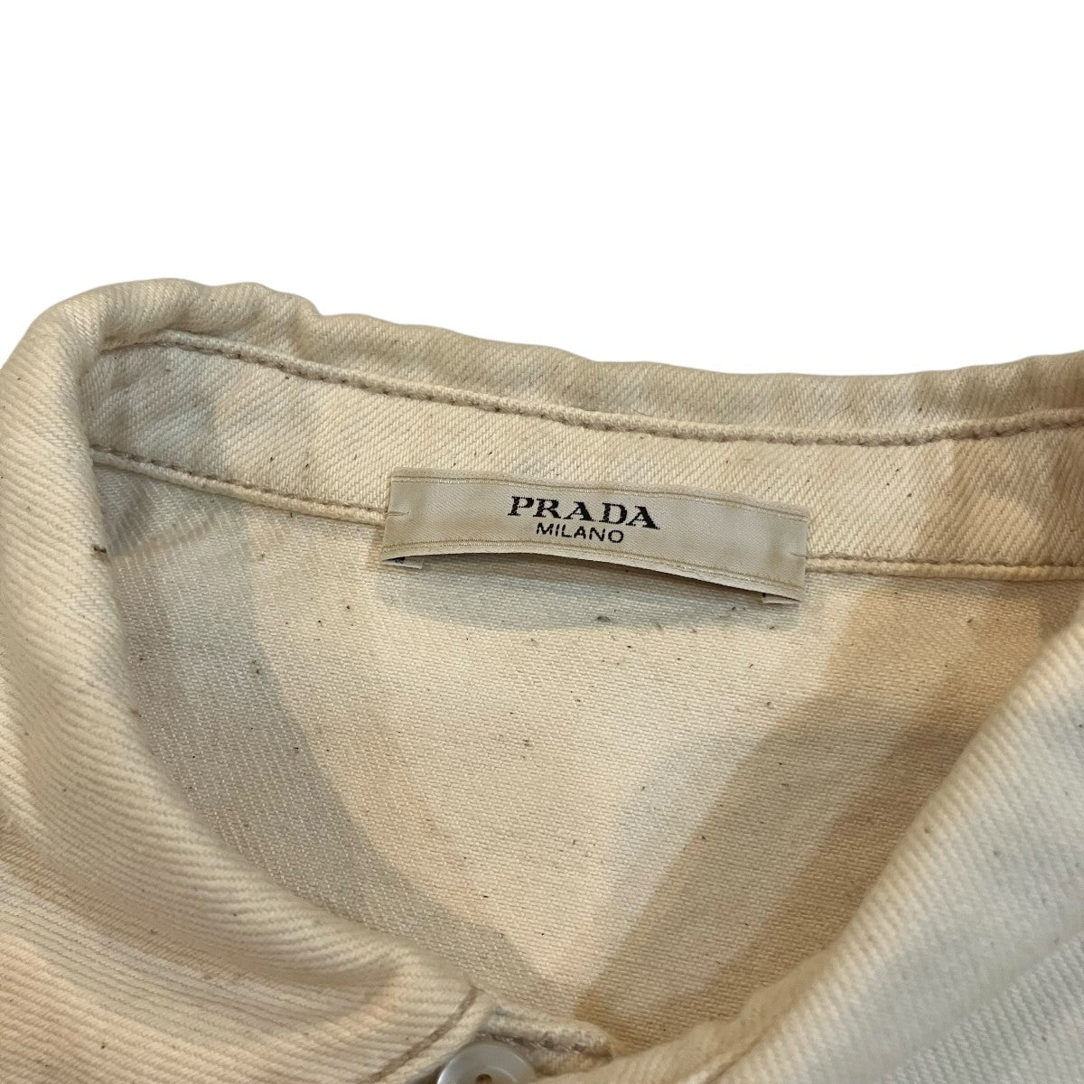 PRADA 半袖デニムシャツGEC067 古着・中古-8枚目のアイテム画像
