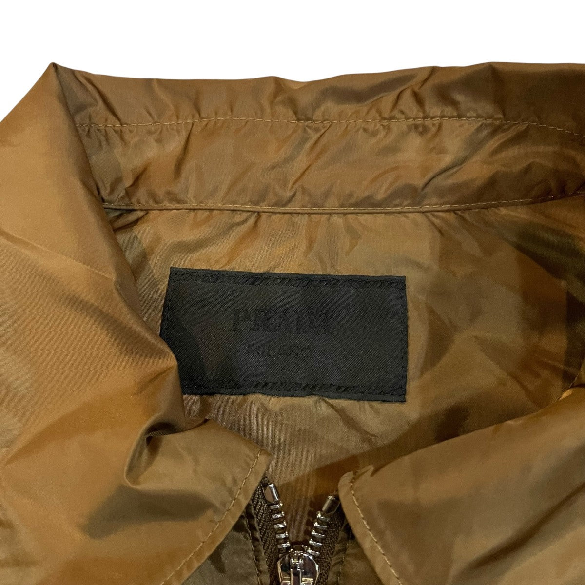PRADA Re-Nylon 半袖ジップシャツSC758 古着・中古-5枚目のアイテム画像