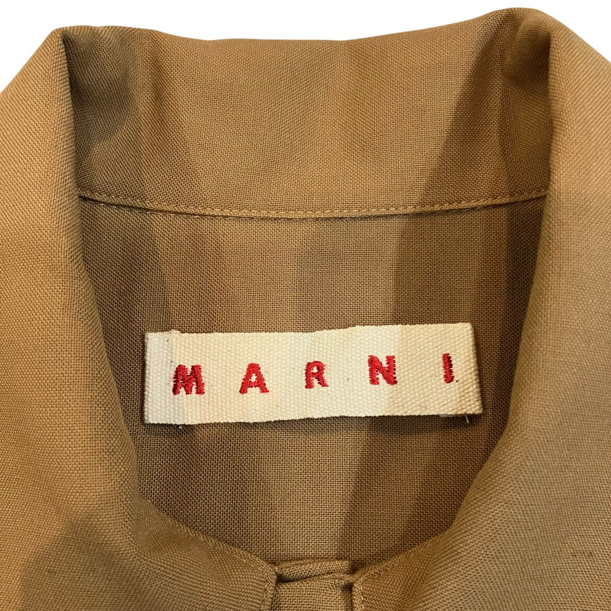 MARNI 半袖トロピカルウールシャツCUMU0213A0 古着・中古-5枚目のアイテム画像