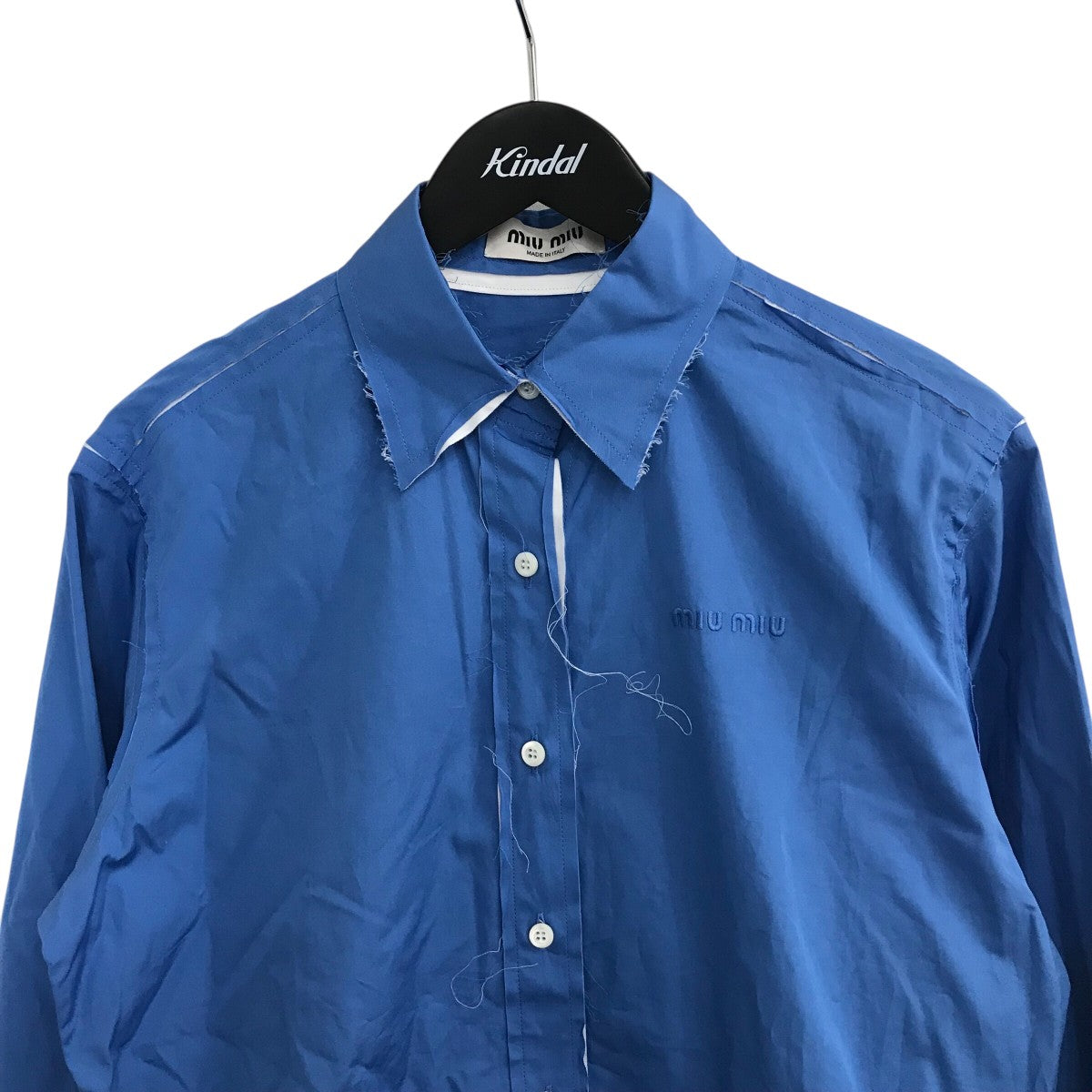 MIU MIU ポプリンシャツMK1899 古着・中古-3枚目のアイテム画像
