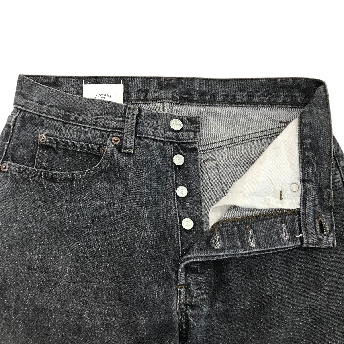 OLD PARK×TAKAHIROMIYASHITA TheSoloIst． 「slit jean」リメイクデニムパンツ 古着・中古-3枚目のアイテム画像