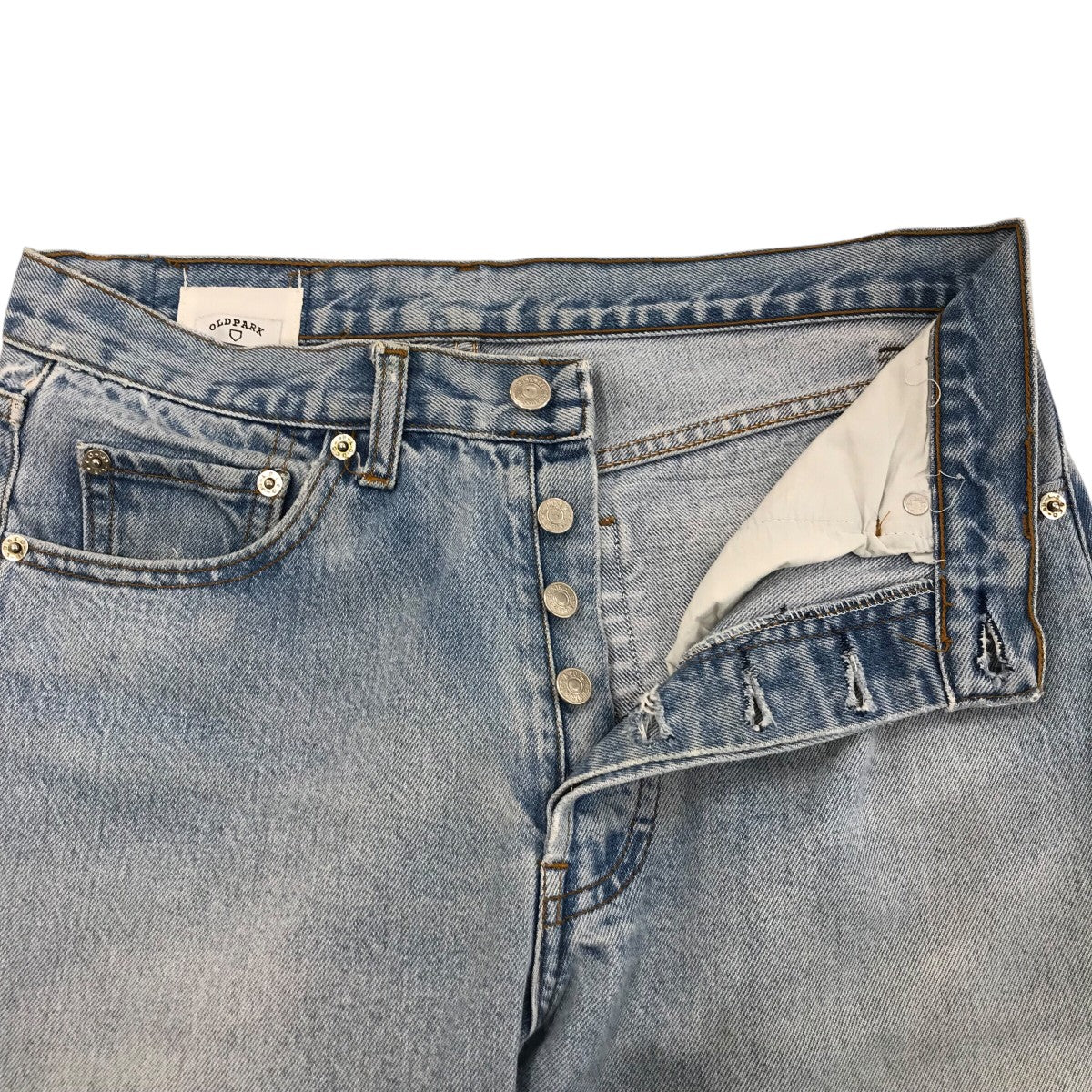 OLD PARK×TAKAHIROMIYASHITA TheSoloIst． 「slit jean」リメイクデニムパンツ 古着・中古-3枚目のアイテム画像