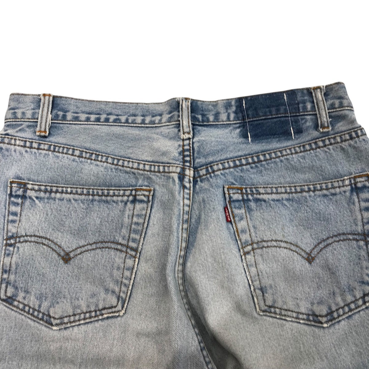 OLD PARK×TAKAHIROMIYASHITA TheSoloIst． 「slit jean」リメイクデニムパンツ 古着・中古-4枚目のアイテム画像