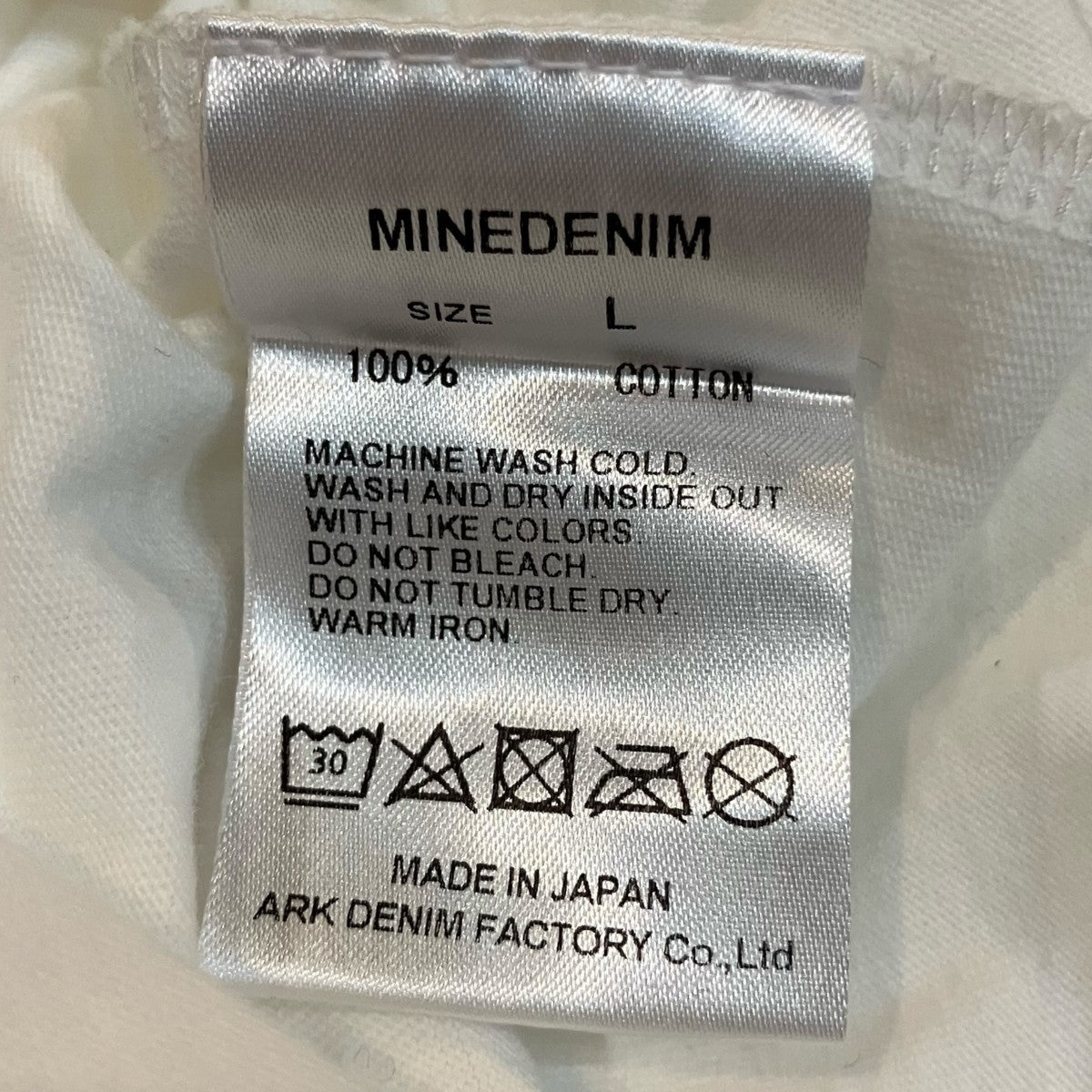 MINEDENIM 「Lip Crewneck T-SH」プリントTシャツMND MRV005 00 L2 古着・中古-6枚目のアイテム画像