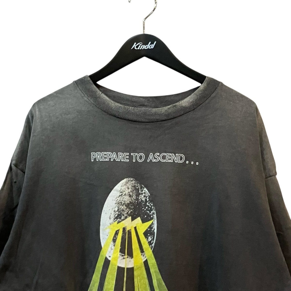 SAINT MICHAEL 25SS「EGG SS TEE」ヴィンテージ加工TシャツSM HR8 0000 007 古着・中古-3枚目のアイテム画像