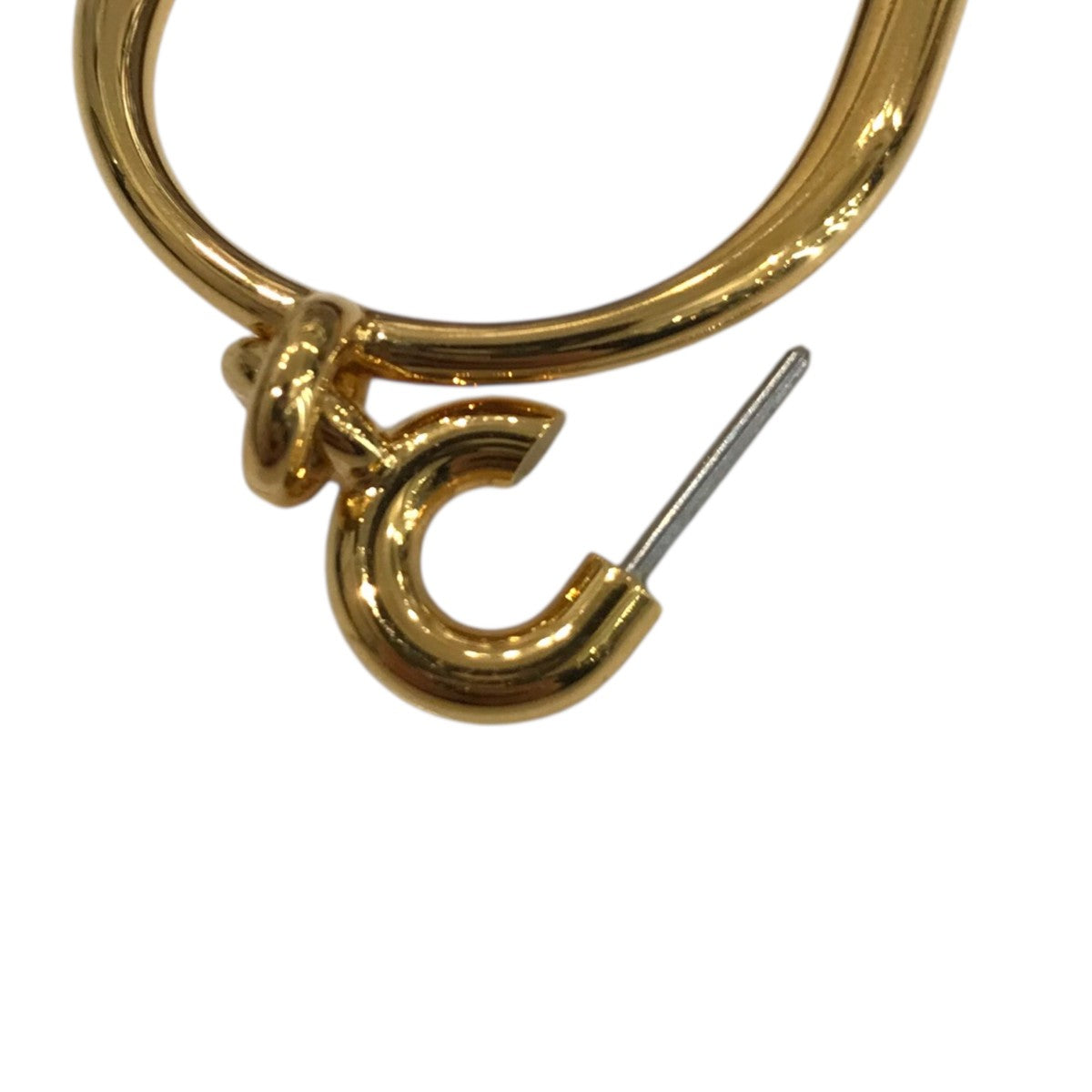 HERMES(エルメス) エリタージュ・エケストル ピアス ブラウン×ゴールド