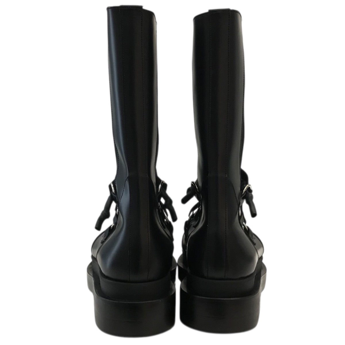 「SEMI-PATENT ZIP-UP BOOTS」センタージップブーツFU O GD009