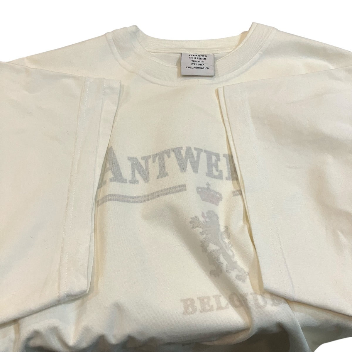 VETEMENTS×Hanes Oversized Double-Layer Tee レイヤードTシャツ 古着・中古-4枚目のアイテム画像